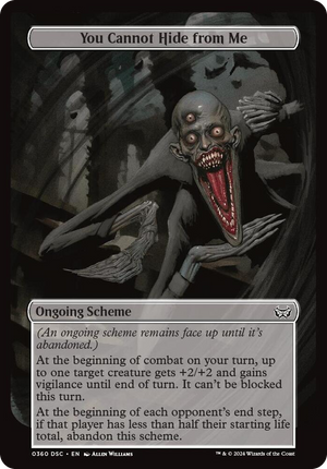 0360 You Cannot Hide from Me (Full Art) C Archenemy: Duskmourn