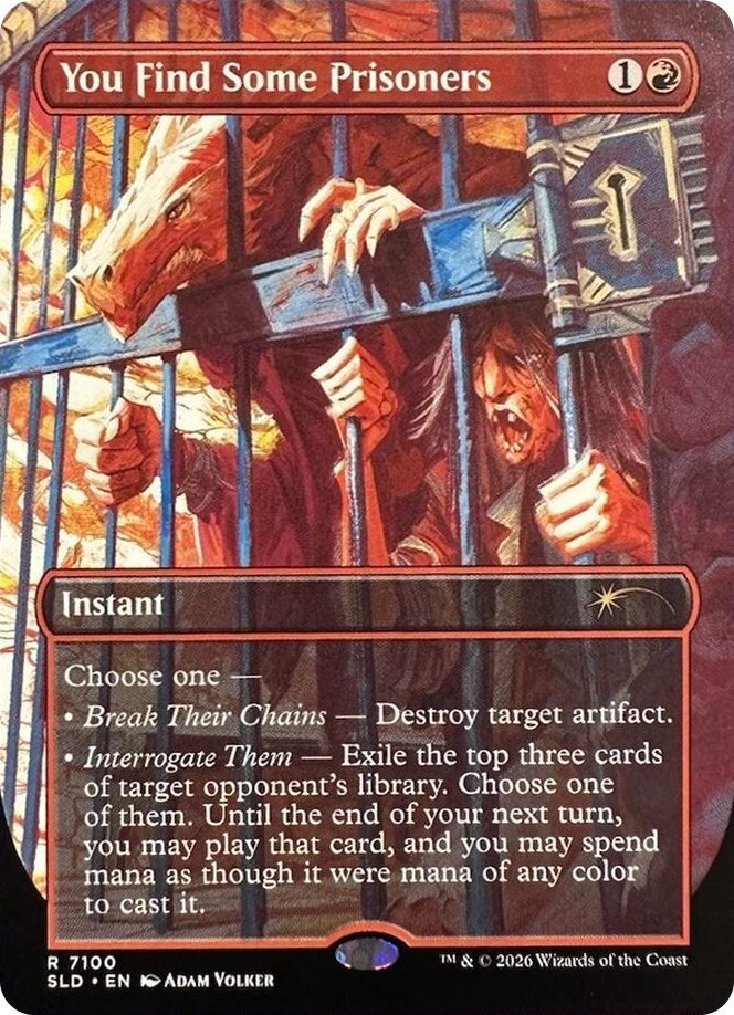 You Find Some Prisoners #7100 R - Secret Lair Drop Series Pokemon card