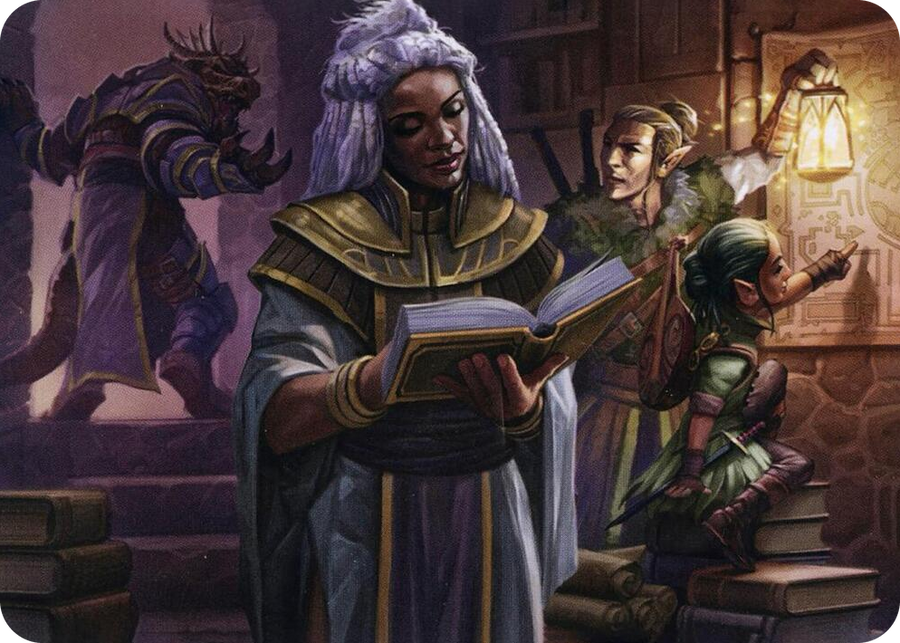 0040 You Find the Villains' Lair Art Card S Art Series: Adventures in the Forgotten Realms