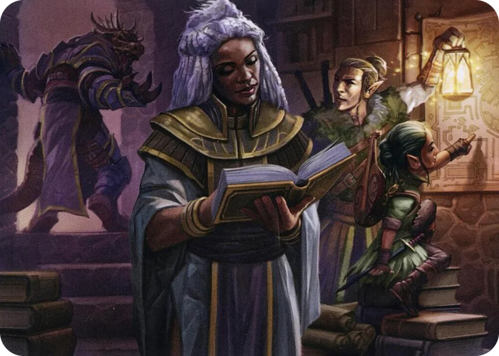 0040 You Find the Villains' Lair Art Card S Art Series: Adventures in the Forgotten Realms