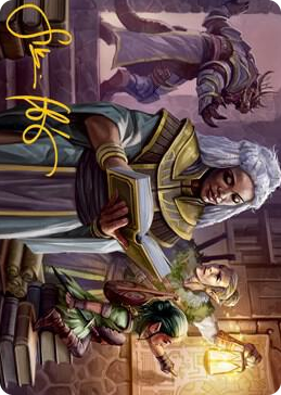 0040 You Find the Villains' Lair Art Card (Gold-Stamped Signature) S Art Series: Adventures in the Forgotten Realms