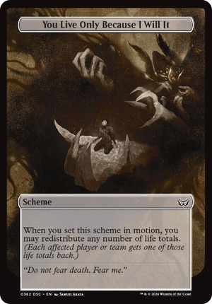 0362 You Live Only Because I Will It (Full Art) C Archenemy: Duskmourn