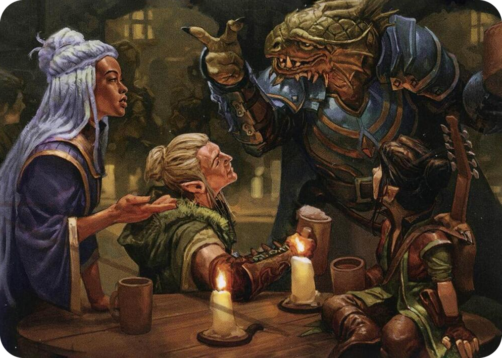 0049 You Meet in a Tavern Art Card S Art Series: Adventures in the Forgotten Realms
