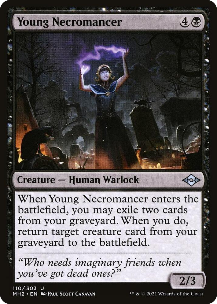 0110 Young Necromancer U Modern Horizons 2
