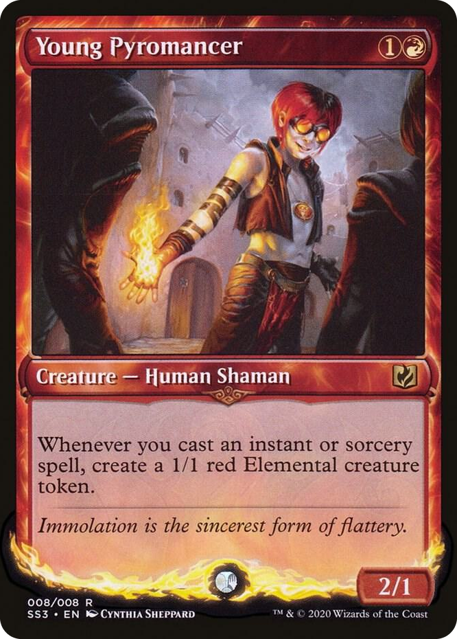 0008 Young Pyromancer R Signature Spellbook: Chandra