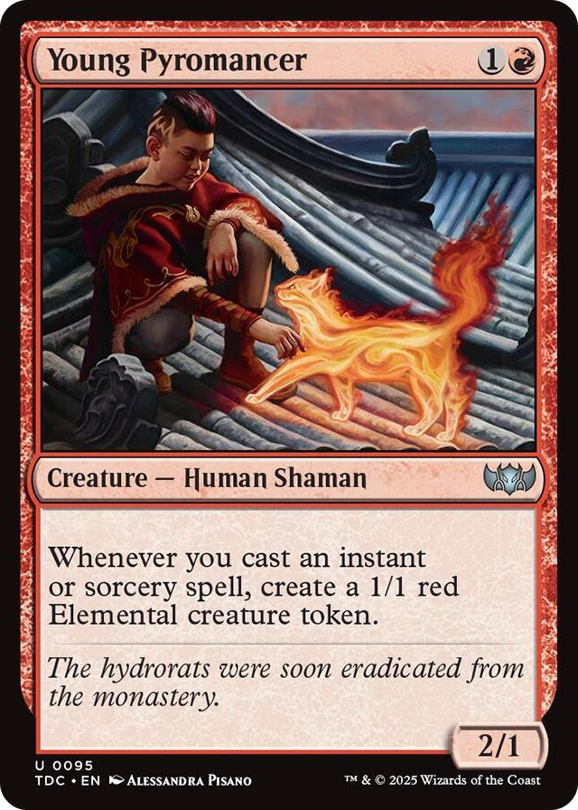0095 Young Pyromancer U Commander: Tarkir: Dragonstorm