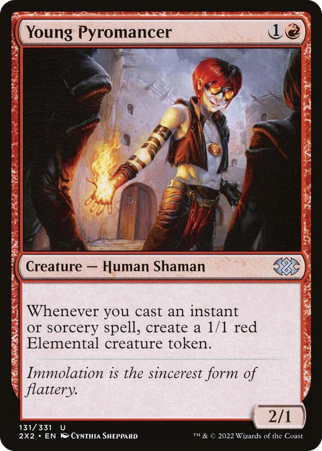 0131 Young Pyromancer U Double Masters 2022