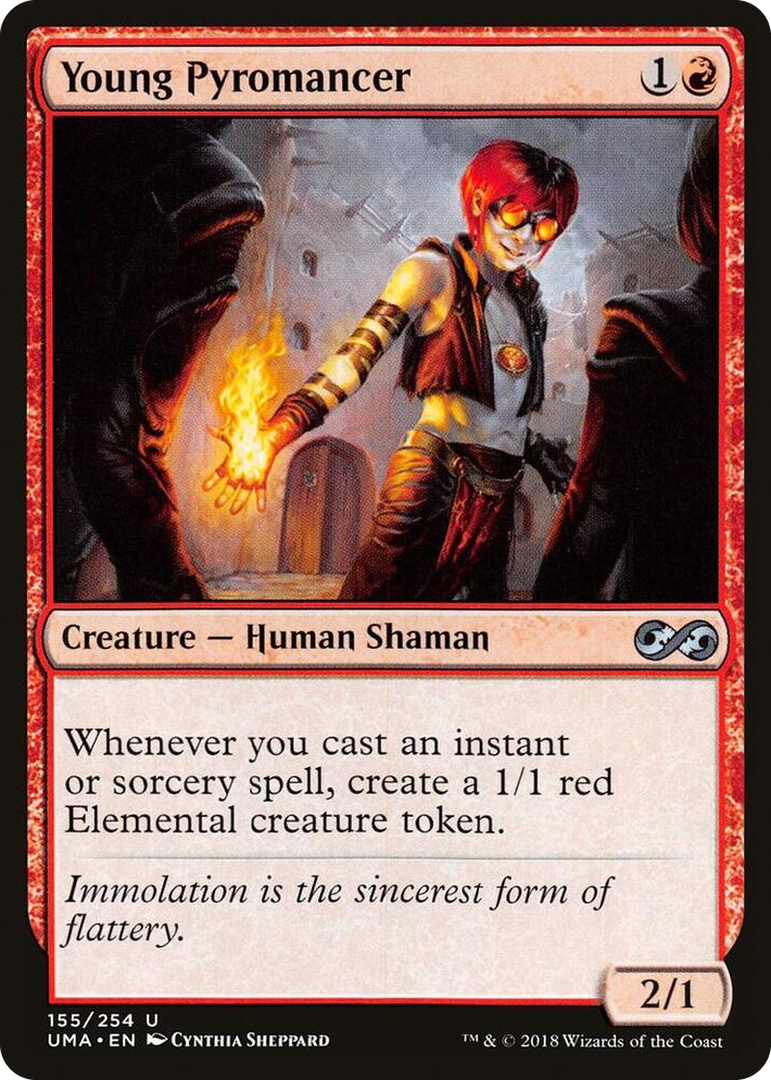 0155 Young Pyromancer U Ultimate Masters