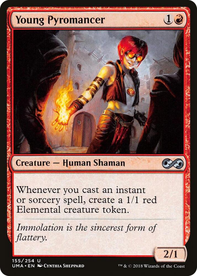0155 Young Pyromancer U Ultimate Masters