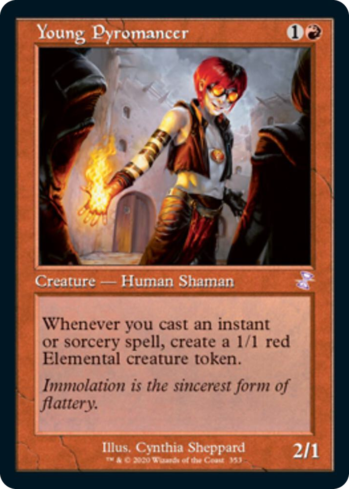 0353 Young Pyromancer S Time Spiral: Remastered