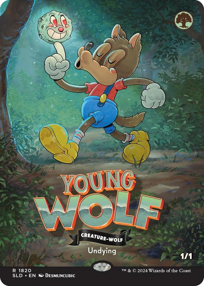 Young Wolf #1820 R - Secret Lair Drop Series Pokemon card