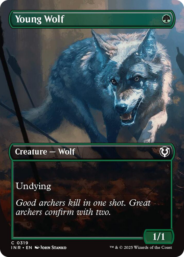 0319 Young Wolf (Borderless) C Innistrad Remastered