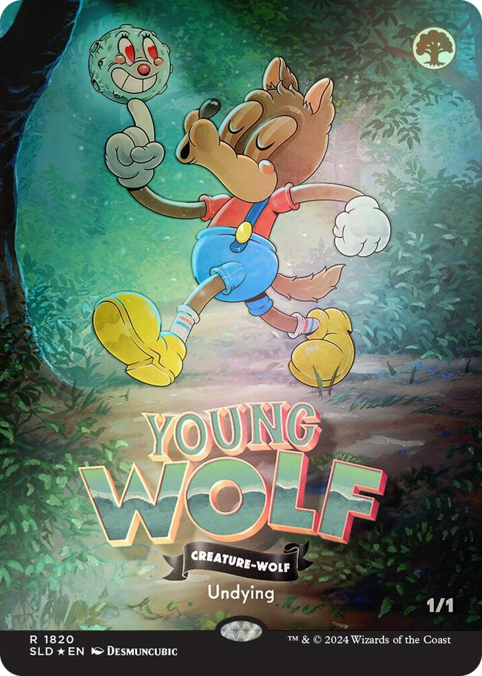 Young Wolf (Rainbow Foil) #1820 R - Secret Lair Drop Series Pokemon card