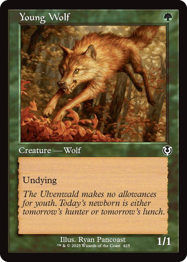 0425 Young Wolf (Retro Frame) C Innistrad Remastered