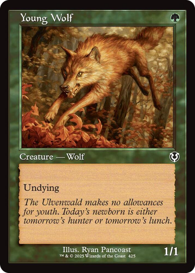 0425 Young Wolf (Retro Frame) C Innistrad Remastered