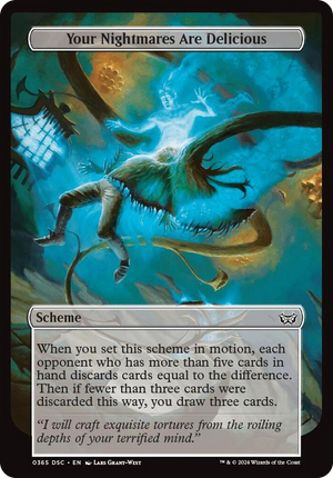 0365 Your Nightmares Are Delicious (Full Art) C Archenemy: Duskmourn