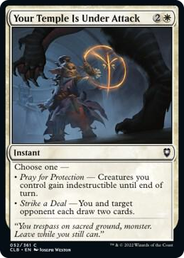 0052 Your Temple Is Under Attack C Commander Legends: Battle for Baldur's Gate