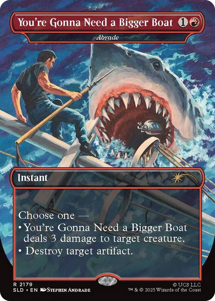 You're Gonna Need a Bigger Boat - Abrade #2179 R - Secret Lair Drop Series Pokemon card