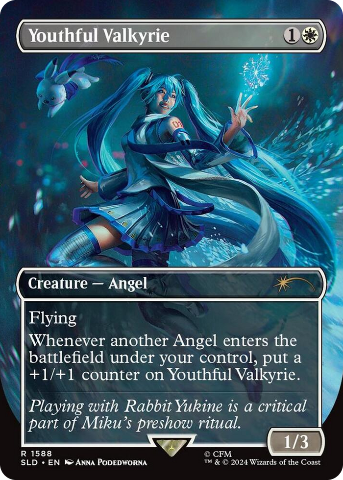Youthful Valkyrie #1588 R - Secret Lair Drop Series Pokemon card