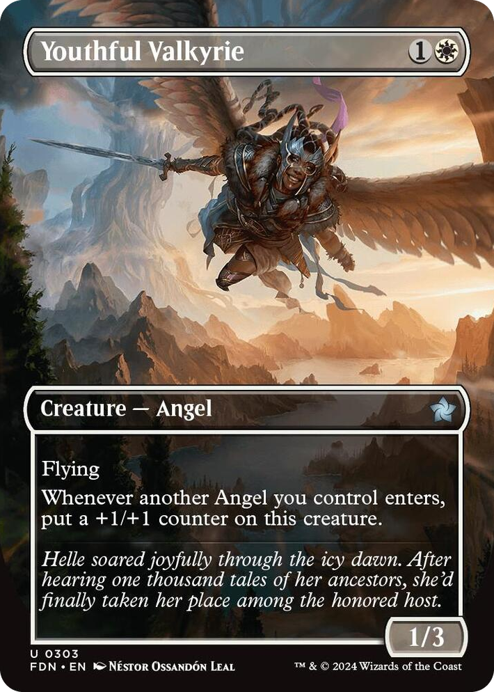0303 Youthful Valkyrie (Borderless) U Foundations