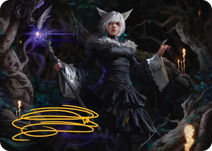 0021 Y'shtola, Night's Blessed Art Card (21) (Gold-Stamped Signature) S Art Series: FINAL FANTASY