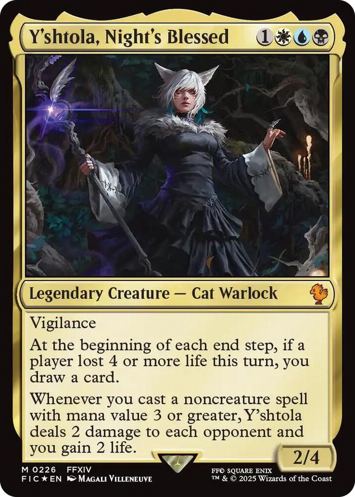 Y'shtola, Night's Blessed (Surge Foil) #226 M - Commander: FINAL FANTASY Pokemon card