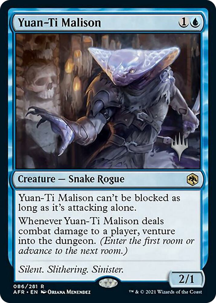 0086 Yuan-Ti Malison R Promo Pack: Adventures in the Forgotten Realms