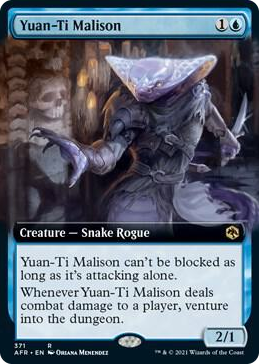 0371 Yuan-Ti Malison (Extended Art) R Adventures in the Forgotten Realms