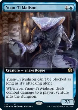 0371 Yuan-Ti Malison (Extended Art) R Adventures in the Forgotten Realms