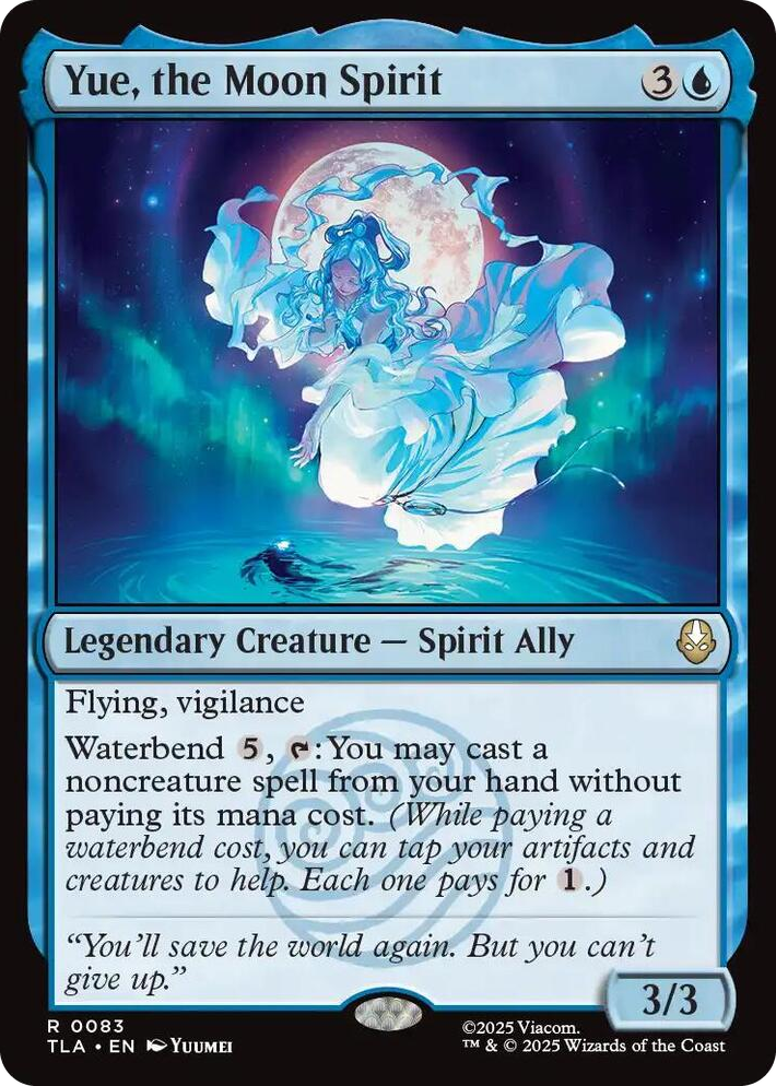 0083 Yue, the Moon Spirit R The Last Airbender