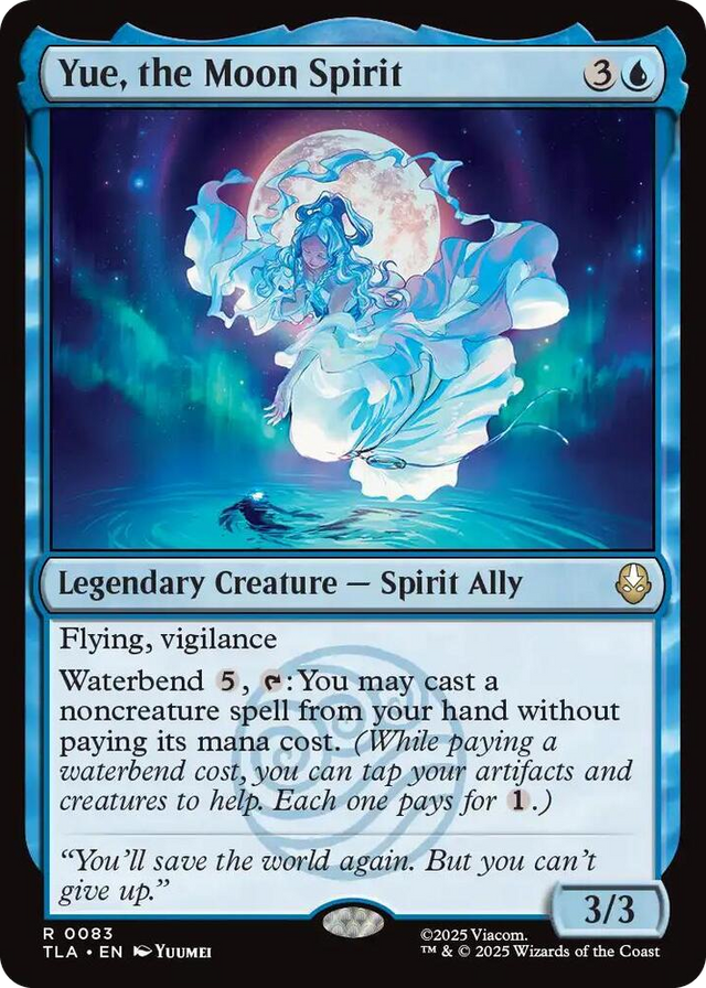 0083 Yue, the Moon Spirit R The Last Airbender