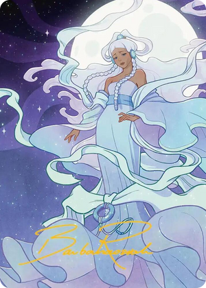 0041 Yue, the Moon Spirit 2 Art Card (Gold-Stamped Signature) S Art Series: Avatar: The Last Airbender