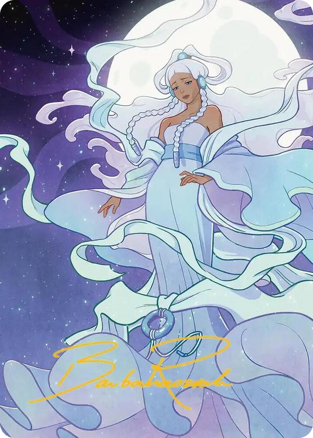 0041 Yue, the Moon Spirit 2 Art Card (Gold-Stamped Signature) S Art Series: Avatar: The Last Airbender
