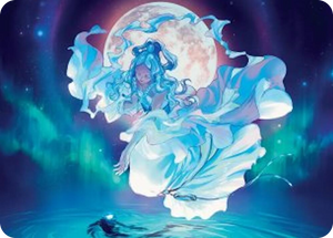0007 Yue, the Moon Spirit Art Card S Art Series: Avatar: The Last Airbender