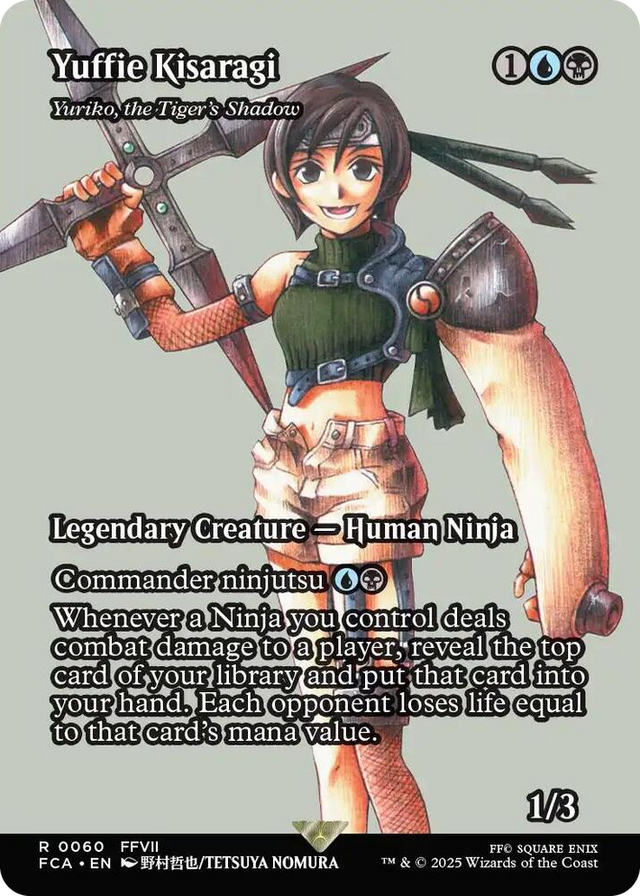 0060 Yuffie Kisaragi - Yuriko, the Tiger's Shadow (Showcase) R FINAL FANTASY: Through the Ages