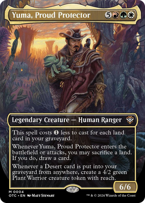 0004 Yuma, Proud Protector (Borderless) M Commander: Outlaws of Thunder Junction