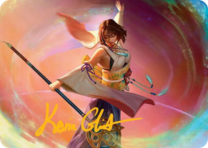 0022 Yuna, Grand Summoner Art Card (Gold-Stamped Signature) S Art Series: FINAL FANTASY
