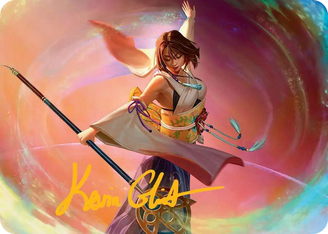 0022 Yuna, Grand Summoner Art Card (Gold-Stamped Signature) S Art Series: FINAL FANTASY