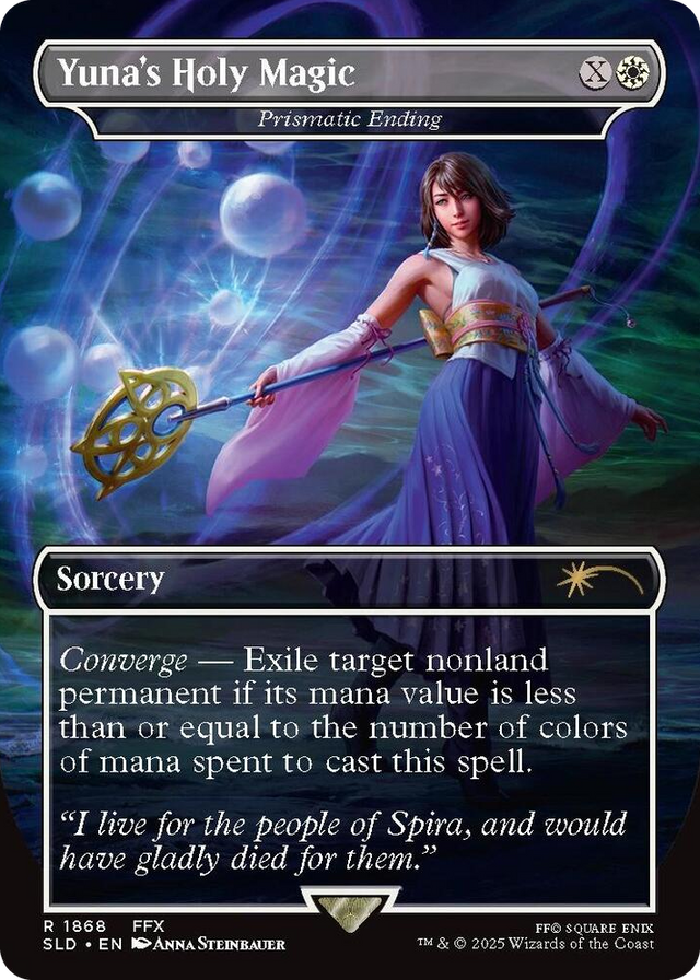 1868 Yuna's Holy Magic - Prismatic Ending R Secret Lair Drop Series