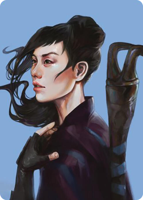 0062 Yuriko, the Tiger's Shadow Art Card S Art Series: Commander Masters
