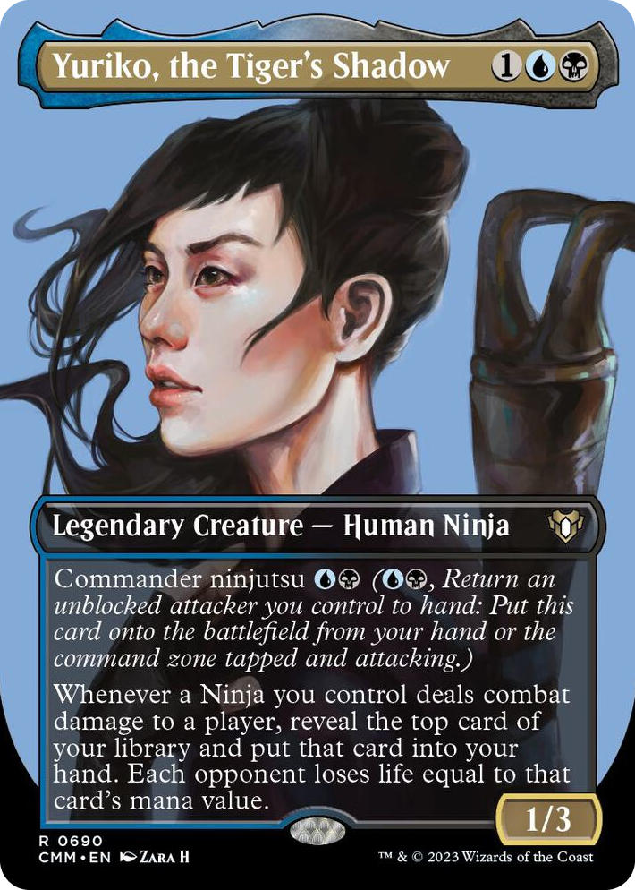 0690 Yuriko, the Tiger's Shadow (Borderless) R Commander Masters