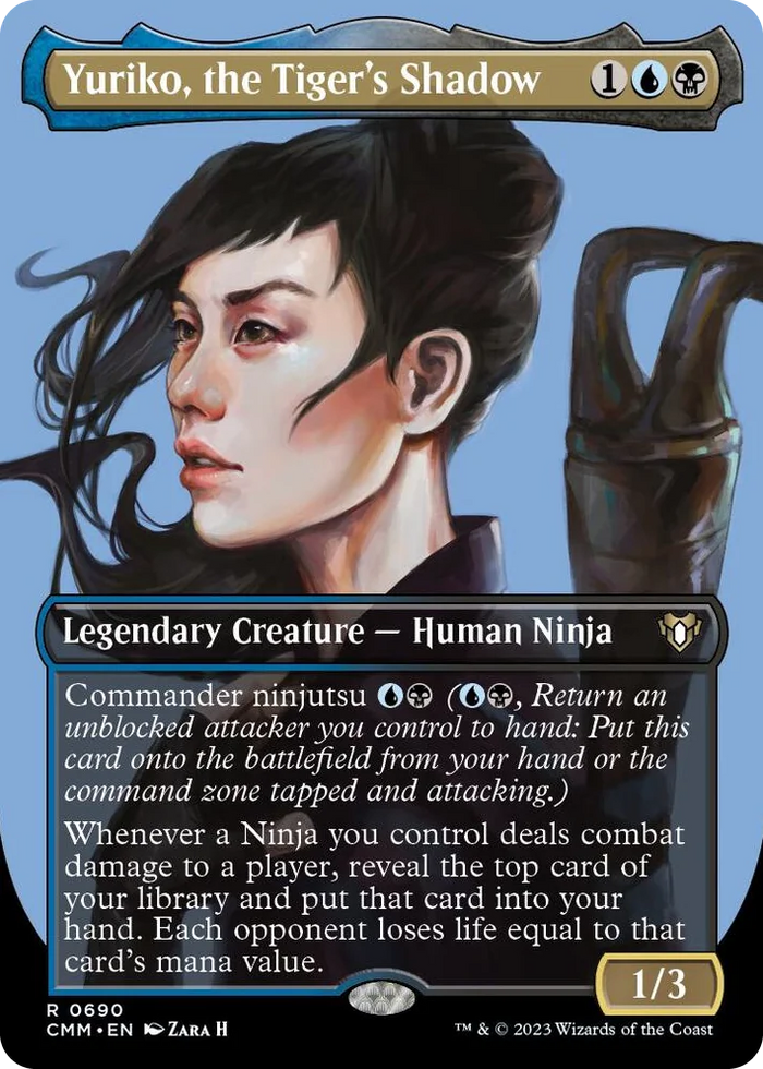 0690 Yuriko, the Tiger's Shadow (Borderless) R Commander Masters