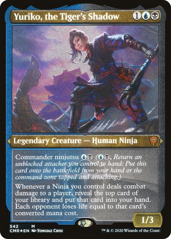 0542 Yuriko, the Tiger's Shadow (Foil Etched) M Commander Legends