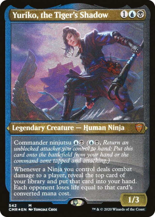 0542 Yuriko, the Tiger's Shadow (Foil Etched) M Commander Legends
