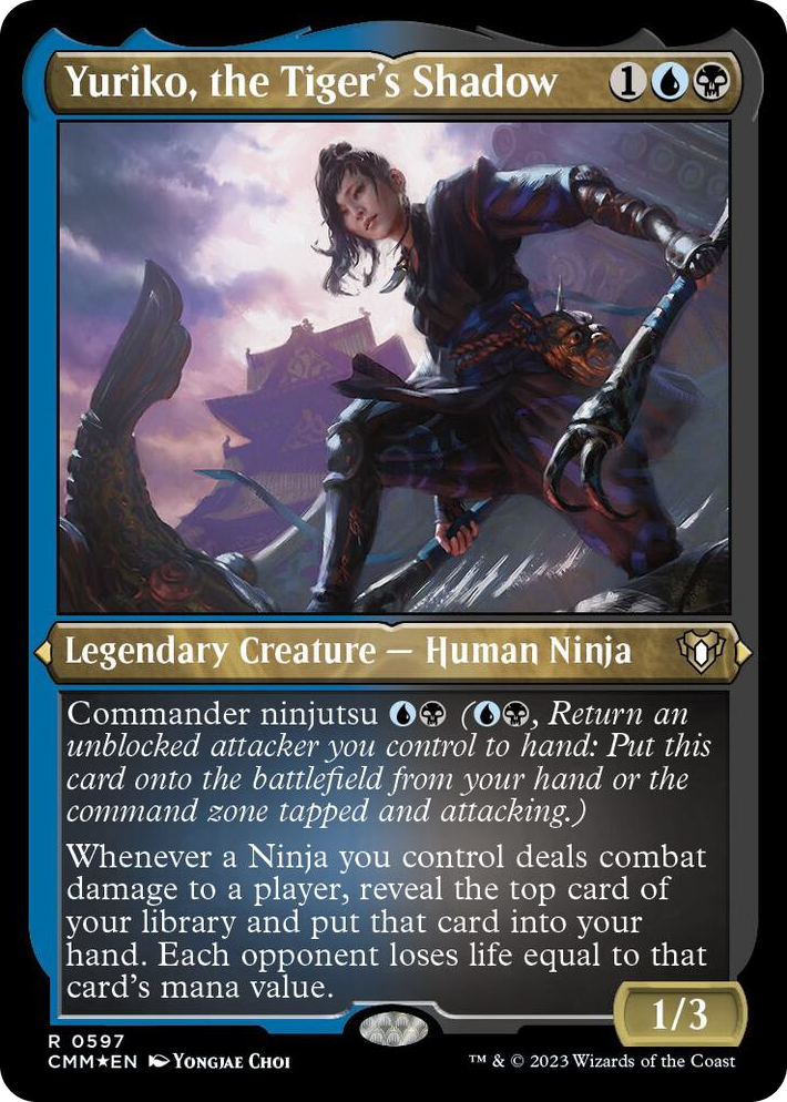 0597 Yuriko, the Tiger's Shadow (Foil Etched) R Commander Masters