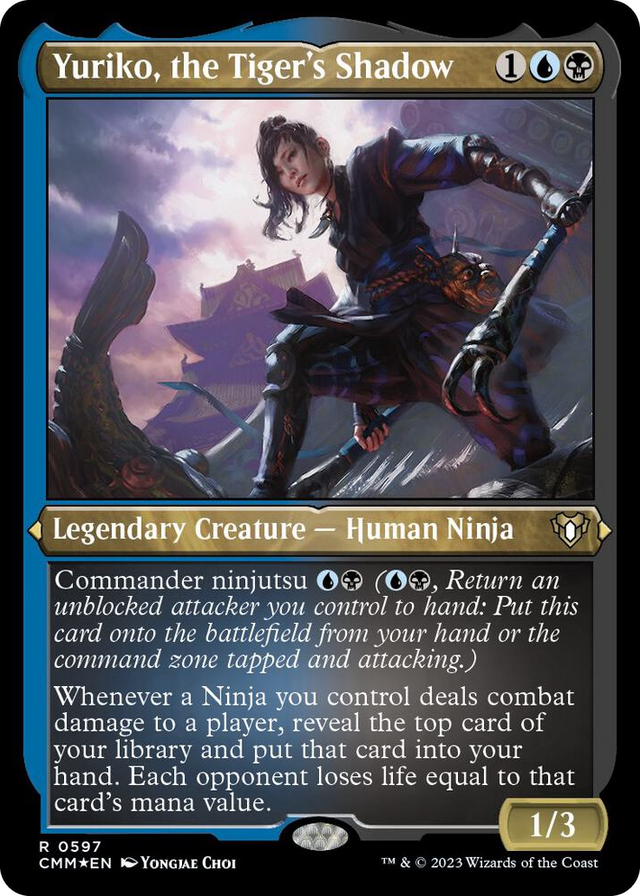 0597 Yuriko, the Tiger's Shadow (Foil Etched) R Commander Masters