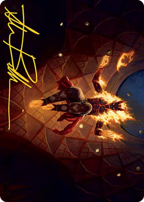 0060 Yusri, Fortune's Flame Art Card (Gold-Stamped Signature) S Art Series: Modern Horizons 2