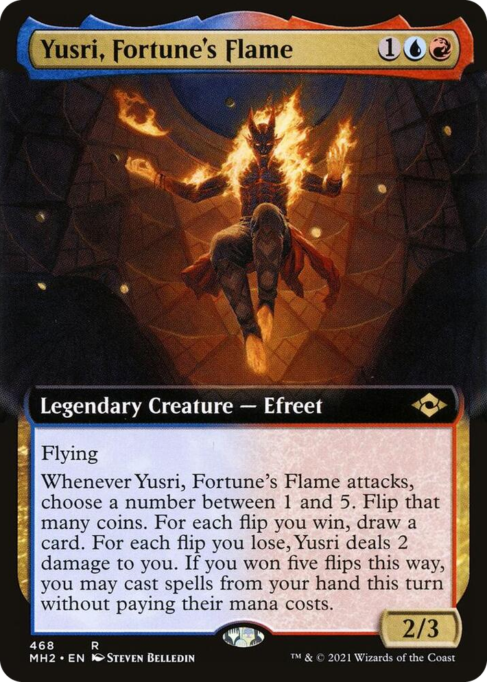 0468 Yusri, Fortune's Flame (Extended Art) R Modern Horizons 2