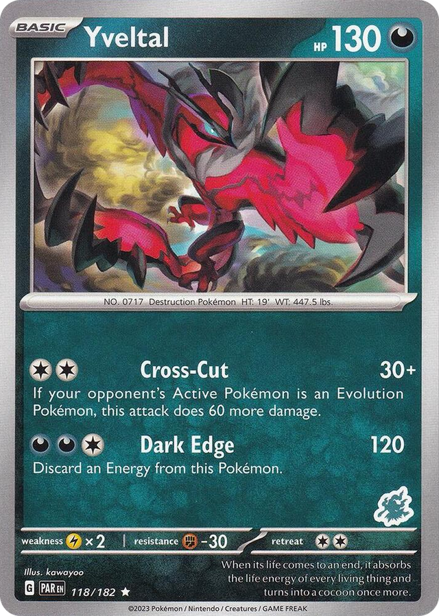 0118 Yveltal - Darkrai Deck Rare Battle Academy 2024