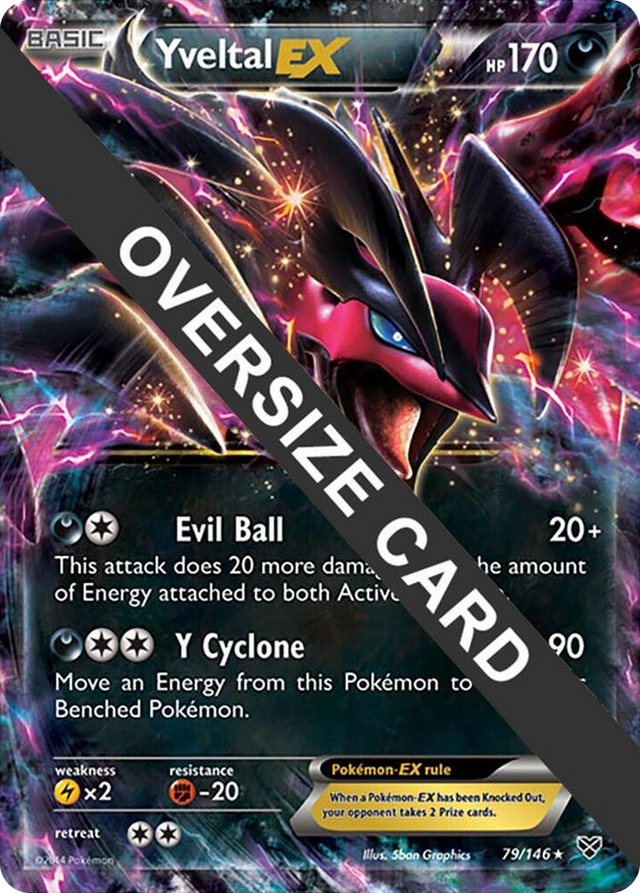 0079 Yveltal EX Ultra Rare Jumbo Cards